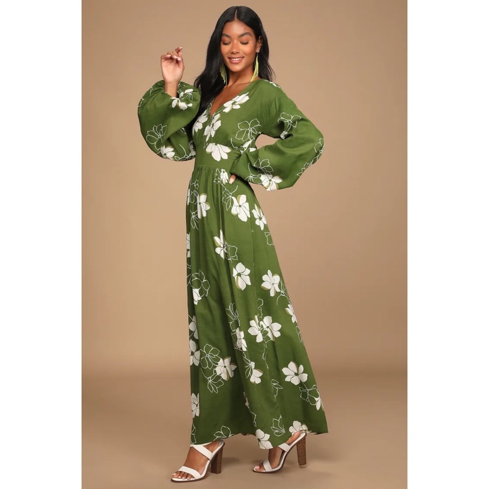 Billabong Floral Maxi Dress Night Bloom - Picture 6 of 14